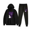 Sun Man Evangelion Thunder Angel Outono e Inverno Fleece Hooded Sports Pullover Suor