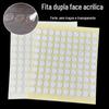 Acrílico adesivo de dupla face transparente nano adesivo de dupla face removível adesivo de casamento sem marcação decoração de balão de casamento dispensação redonda