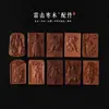 Accesorios de Madera de Azufaifo Golpeada por el Rayo, Colgante de Bodhisattva Weituo, Colgante de los Cinco Dioses de la Riqueza, Colgante de Zhong Kui, Manualidades Talladas DIY, Accesorios para Colgantes de Collar