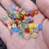 Cuentas de Ágata Jade de Colores para Ábaco, Cuentas Sueltas de Jade, Calcedonia Roja, Amarilla, Azul, Verde, Cuentas Espaciadoras Multicolor, Cuentas para Joyería
