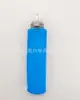Tetera Suave Plegable para Exteriores Simple para Correr Tapa de Presión Hebilla Portátil de Mano Botella de Agua Ecológica para Ciclismo Deportes