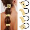 Presilhas de Cabelo Estilo Europeu e Americano, Argolas de Cabelo Minimalistas e Cool de Liga, Elásticos de Cabelo para Mulheres, Novos Acessórios de Cabelo de Alta Qualidade, Faixas de Cabelo em Estoque