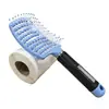 Peine de Estilo Esponjoso, Peine para Levantar la Corona del Cabello, Peine Curvo Grande, Peine de Pala, Peine para el Cabello, Peine Masajeador del Cuero Cabelludo, Peine Hueco