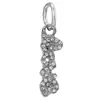 Pulsera Pandora accesorios de joyería femenina DIY corazón de cristal con forma de corona colgante de cuentas regalo del Día de San Valentín