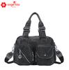 Angelkiss Bolsa de Mano Casual Retro Lavada Multifuncional Gran Capacidad Nicho Hombro Único Cruzada