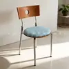 Sillas de Comedor Transfronterizas, Muebles de Restaurante de Moda, Taburetes de Panel de Metal de Hierro Estilo Vintage, Sillas Simples con Funda Suave