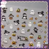 Halloween Pequeño Fantasma Relieve Gelatina Arte de Uñas Pegatina Ins Lindo Calabacita Oscuro Adhesivo Ccd Decoración de Uñas