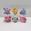 4 pulgadas kulomi yangui perro pudín perro kulomi peluche juguete muñeca colgante clip máquina muñeca fábrica suministro directo