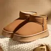 Botas de Nieve para Mujer Adulta 2026 Nuevo Estilo Invierno, Forradas de Borrego, Engrosadas, Antideslizantes, Zapatos de Algodón Cálidos para Mujer
