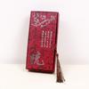 Peine de Papel con Borla de Poesía Antigua Caja de Empaque Peine de Cuerno de Madera de Durazno Caja de Regalo de Peine de Madera Caja de Cartón Empaque Caja de Regalo