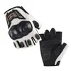 Guantes de medio dedo para deportes al aire libre y motociclismo, guantes de montar antideslizantes para hombre, guantes protectores unisex de medio dedo resistentes al desgaste