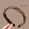 Diadema de corona alta de verano para mujer, nuevo modelo 2026, elegante y adecuada para el uso diario, diadema para lavarse la cara, accesorio para el cabello versátil para mujer