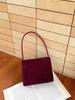 Bolso bandolera de piel esmerilada vintage para mujer, diseño de nicho de alta gama, para otoño e invierno, 2024
