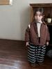 Jiaye - Ropa de invierno para niños 2023, chaqueta acolchada de algodón de color sólido para niños, chaqueta tipo camisa gruesa para bebés, para hombres y mujeres