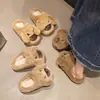 2026 Pantufas de Algodão Fofas e Peculiares de Capivara para Mulheres, Pantufas de Algodão Pelúcia para Casa de Inverno, Pantufas Peludas para Casa de Outono e Inverno