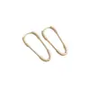Aretes Conservadores de Color Chapados en Oro de 14K Hebillas para Oreja en Forma de Pin Accesorios Hechos a Mano de Cobre Recubierto de Oro Real Materiales para Joyería de Oreja Hecha a Mano