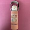 Popular Tapa de Taza Recta de Colores de 500ml con Aislamiento Diseño de Bolso Anti-Caída Dibujos Animados Material de Buceo Tapa para Vaso de Agua