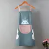 Avental de Cozinha Impermeável e à Prova de Óleo Bonito Popular Feminino Roupas de Trabalho de Verão Avental Masculino Avental para Limpar as Mãos Logotipo Personalizado