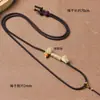 Nova Corda de Pingente Retrô Novo Estilo Chinês Trançada à Mão Wenwan Corda de Colar Multi-Tesouros Corda para Pendurar Pingente de Ágata Jade
