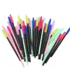 50 Piezas/Paquete Cepillo de Pestañas de Silicona Cepillo para Pestañas de Ojos Rodillo Palito para Pestañas Torre Portátil Color Cabezal de Cepillo de Silicona