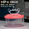 Caja pequeña para tortuga y pez dorado, tamaño pequeño a mediano, hecha a mano, artículos de vendedor ambulante, pecera transparente para peces dorados, caja cerrada para tortuga, adecuada para la sala de estar