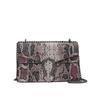 Bolsa Transversal de Corrente Urbana Elegante Europeia e Americana Tendência Casual para Mulheres com Padrão Floral de Cobra e Piton