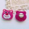 Peluche de Dibujos Animados Oso Fresa Sello para el Cabello Banda para el Cabello Accesorios para la Cabeza Accesorios DIY Broche Decoración Ropa Bolsa Regalo de Acompañamiento