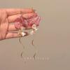 Cita de Primavera Nuevo Estilo Chino Pendientes de Borla de Mariposa Populares Pendientes Largos de Alta Gama Pendientes de Botón para Mujer