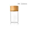 Tapa de Aluminio de 22 mm Botella de Tubo de Vidrio de Borosilicato Alto Sellado a Rosca Transparente Botella de Dulces Botella Cápsula Botellita de Medicina de Pequeña Capacidad