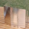 Paravientos para Estufa de Camping al Aire Libre, Aleación de Aluminio Ultraligera Plegable con Cierre, 8 Piezas, 10 Piezas, 12 Piezas con Bolsa de Transporte