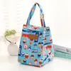 Bolsa Térmica Portátil de Tecido Oxford Desenho Animado, Bolsa Refrigerada para Crianças, Bolsa Térmica, Bolsa de Almoço para Trabalho e Estudantes