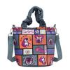 Bolsa de Mano de Lona para Mujer Estilo Japonés Lindo Dibujo Animado Oso Fresa, Bolsa de Cosméticos, Bolsa de Compras, Bolso de Hombro con Muñeco de Peluche