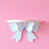 Estante de Pared Decoración de Habitación Linda Femenina Sin Taladro Rosa Organizador de Pared Estilo Soft Girl Japonés con Lazo