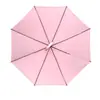 Guarda-chuva Transparente de Plástico Pode Imprimir Logo Guarda-chuva Transparente Infantil Presente Guarda-chuva Publicitário Quiosque de Guarda-chuvas Guarda-chuva Descartável Atacado