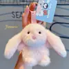 Jinnew Original Lindo Animal Mascota Familia Peluche Llavero Colgante Adorable Encanto para Bolso Muñeca Máquina de Bolas