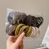 Elásticos de cabelo descartáveis para meninas para rabos de cavalo, alta elasticidade, coloridos, elásticos de cabelo infantis, elásticos de cabelo para bebês, para cabelos finos