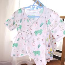 Bebê borboleta roupas macacão monge roupas bebê recém-nascido verão manga longa gaze algodão macacão com saco de mão