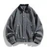 Chaqueta para hombre de talla grande, moda masculina moderna, prenda superior compuesta de peso pesado, nueva colección otoño/invierno 2026, ropa exterior casual versátil para hombre