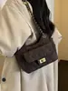 Yozzi 2026 modelo nuevo de principios de otoño, bolso de hombro acolchado con cadena estilo Chanel, de alta gama, elegante, versátil para mujer