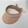 Sombrero de Verano para Bebé Estilo Coreano Sin Parte Superior Sombrero de Sol para Bebé Sombrero de Paja con Protección Solar de Encaje para Mujer Sombrero de Sol Vacío para Viaje
