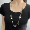 Conjunto Floral de Mariposa Hecho en Fábrica con Colores Contrastantes Azul y Verde, Anillo, Pendientes, Broche, Pulsera, Cadena para Suéter Frescos y Elegantes