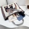 Bolsa de Hombro Thai Transfronteriza con Elefante Bordado Moda para Mujer Nueva Bolsa de Lona Portátil de Gran Capacidad para Mujer