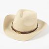 Sombrero vaquero occidental para hombres y mujeres, para usar en verano, protección solar, sombrero de sol retro, sombrero de caballero, Nuevo