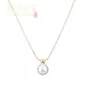 Moderna, de lujo ligero, exquisita cadena de titanio para mujer, versátil, única, simple cadena para la clavícula, moderna y elegante, no se decolora, venta al por mayor desde el fabricante