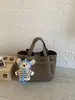 Bolso de Mano de Lujo Transfronterizo para Mujer, Moda Retro Tendencia Invierno 2025, Bolso Tipo Cesta Versátil, Bolso Cruzado