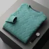 Nuevo suéter de cachemira para hombre de otoño e invierno, cuello redondo, engrosado, jersey holgado, camiseta base de punto de lana, venta al por mayor para hombres
