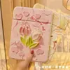 Espejo Cosmético, Espejo Pequeño Plegable, Espejo de Tocador Portátil con Forma de Tulipán para Dormitorios de Estudiantes, Espejo de Escritorio para Niñas