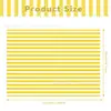 Papel de Seda Rayado Amarillo Wx400 17g Papel de Regalo Dulces a Prueba de Humedad Papel de Seda Decorativo Rayado