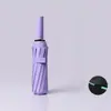 En stock al por mayor 70% de descuento Paraguas automático completo para hombre con 60 varillas, resistente y a prueba de viento, apto para lluvia y sol