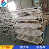 Carrito Nuevo para Picking de Productos, Esencial para E-Commerce, Carrito Multifuncional de Distribución de Almacén y Clasificación Express con Almacenamiento en Canasta y Característica de Empuje Manual